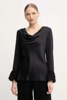 Joseph Ribkoff bluza culoarea negru, cu imprimeu, 254020 imagine