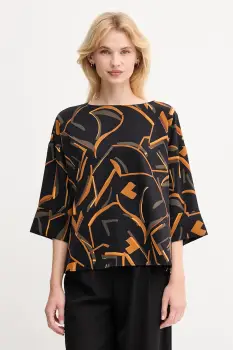 Joseph Ribkoff bluza culoarea negru, modelator, 253238 imagine