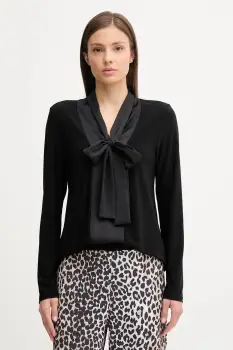 Joseph Ribkoff bluza culoarea negru, uni, 253003 imagine