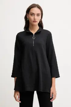 Joseph Ribkoff bluza culoarea negru, uni, 253028 imagine