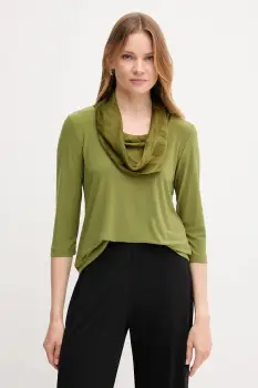 Joseph Ribkoff bluza culoarea verde, uni, 253211 imagine