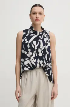 Joseph Ribkoff bluza femei, culoarea albastru marin, modelator, 251251 imagine