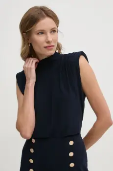 Joseph Ribkoff bluza femei, culoarea albastru marin, neted, 251022 imagine