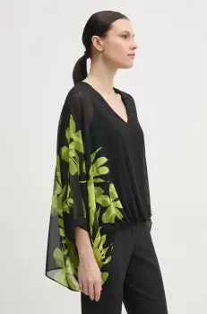 Joseph Ribkoff bluza femei, culoarea negru, modelator, 251147 imagine