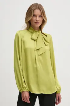 Joseph Ribkoff bluza femei, culoarea verde, neted, 243022 imagine