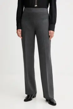 Joseph Ribkoff pantaloni culoarea gri, drept, high waist, 253300 imagine