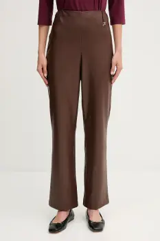 Joseph Ribkoff pantaloni culoarea maro, drept, high waist, 253060 imagine