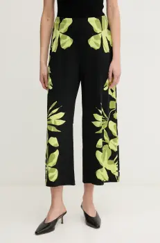 Joseph Ribkoff pantaloni culoarea negru, fason culottes, high waist, 251189 imagine