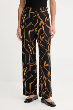 Joseph Ribkoff pantaloni culoarea negru, lat, high waist, 253239 imagine