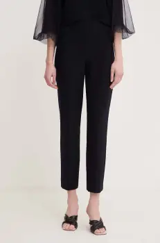 Joseph Ribkoff pantaloni femei, culoarea albastru marin, drept, medium waist, 143105 imagine