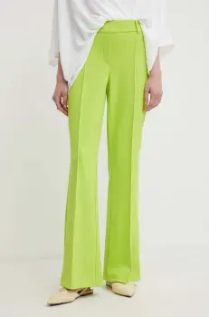 Joseph Ribkoff pantaloni femei, culoarea verde, drept, medium waist, 241248 imagine
