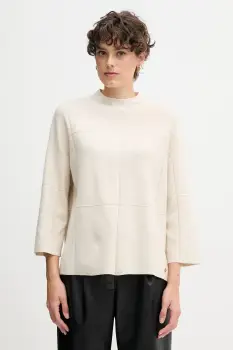 Joseph Ribkoff pulover culoarea bej, light, cu turtleneck, 261981 imagine