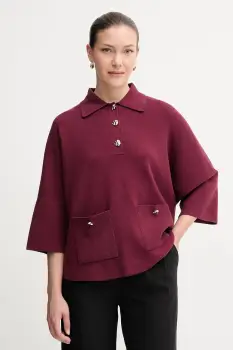 Joseph Ribkoff pulover culoarea bordo, 253962 imagine