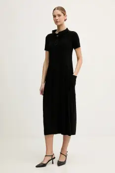 Joseph Ribkoff rochie culoarea negru, maxi, oversize, 261633 imagine
