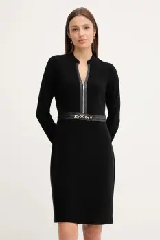Joseph Ribkoff rochie culoarea negru, mini, mulata, 243274 imagine