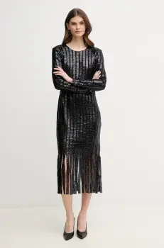 Joseph Ribkoff rochie culoarea negru, mini, mulata, 244906 imagine