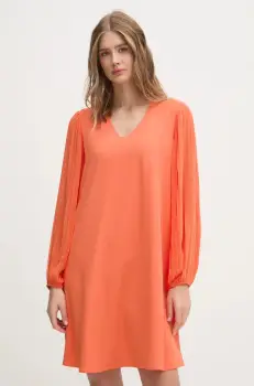 Joseph Ribkoff rochie culoarea portocaliu, mini, drept, 242022 imagine