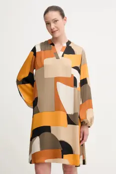 Joseph Ribkoff rochie culoarea portocaliu, mini, drept, 253218 imagine