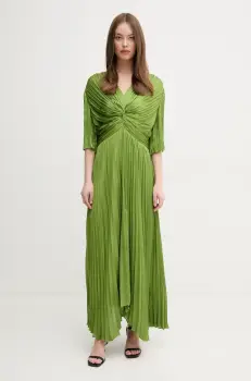 Joseph Ribkoff rochie culoarea verde, maxi, evazati, 251903 imagine