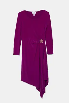 Joseph Ribkoff rochie culoarea violet, mini, evazati, 243153 imagine