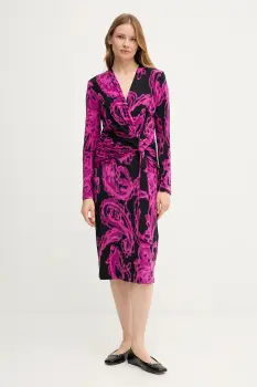Joseph Ribkoff rochie culoarea violet, mini, mulata, 253282 imagine