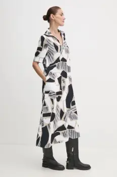 Joseph Ribkoff rochie midi, drept, 242227 imagine