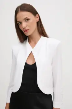 Joseph Ribkoff sacou culoarea alb, desfacut, neted, 213707 imagine