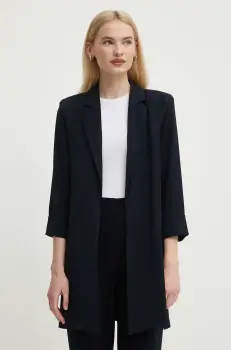 Joseph Ribkoff sacou culoarea albastru marin, desfacut, neted, 211361 imagine