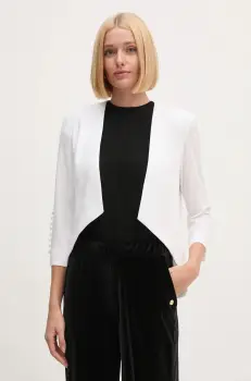 Joseph Ribkoff sacou culoarea bej, desfacut, neted, 161140 imagine