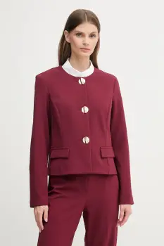 Joseph Ribkoff sacou culoarea bordo, un singur rand de nasturi, uni, 253071 imagine