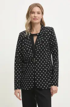 Joseph Ribkoff sacou culoarea negru, un singur rand de nasturi, cu imprimeu, 251051 imagine