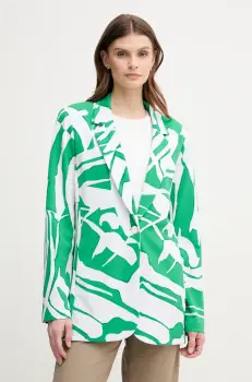 Joseph Ribkoff sacou culoarea verde, un singur rand de nasturi, modelator, 242230 imagine