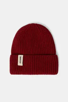 JOYINME caciula de lana Warm Thoughts culoarea bleumarin, de lana, din tricot gros, Warm Thoughts imagine