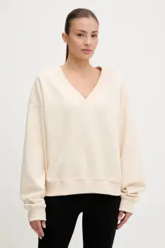 JOYINME hanorac V-Essence culoarea bej, uni, V-Essence imagine