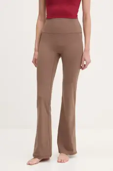 JOYINME pantaloni Flare femei, culoarea bej, neted, Flare imagine