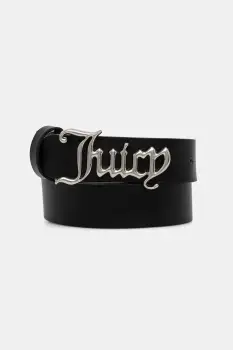 Juicy Couture curea de piele JC culoarea negru, WIJJ98539WL7 imagine