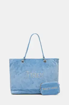 Juicy Couture geanta de mana din catifea Kimberly BEJQL8761WPO imagine