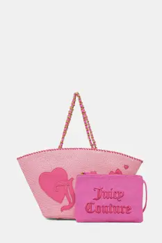 Juicy Couture geanta de plaja pentru femei impletita ALMA BEACH BASKET imagine