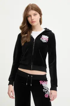 Juicy Couture hanorac cu fermoar femeiesc REPUBLIC ROBYN imagine