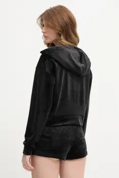 Juicy Couture hanorac cu gluga damski din velur ICCLE HOODIE imagine