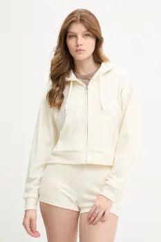 Juicy Couture hanorac cu gluga de dama din velur ICCLE HOODIE imagine