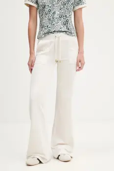 Juicy Couture pantaloni de trening culoarea bej, melanj, JCSEBJ001G.692 imagine