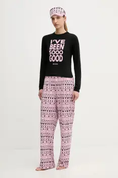 Juicy Couture pijama culoarea negru, JCYPJ126851 imagine