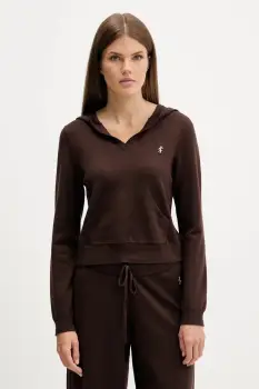 Juicy Couture pulover culoarea maro, JCGAS225016 imagine