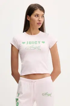 Juicy Couture tricou Angel culoarea roz, JCNCT126461 imagine