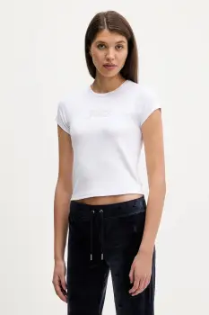 Juicy Couture tricou culoarea alb, JCWCT126301 imagine