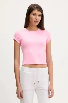 Juicy Couture tricou culoarea roz, JCWCT126301 imagine