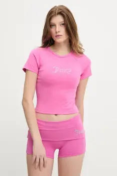 Juicy Couture tricou pentru femei, cu modal JC BABY TEE imagine