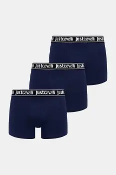 Just Cavalli boxeri 3-pack culoarea bleumarin, 79OAJU02 CJUT2 imagine