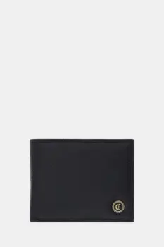 Just Cavalli portofel de piele culoarea negru, 79QA5PW3 ZP114 imagine